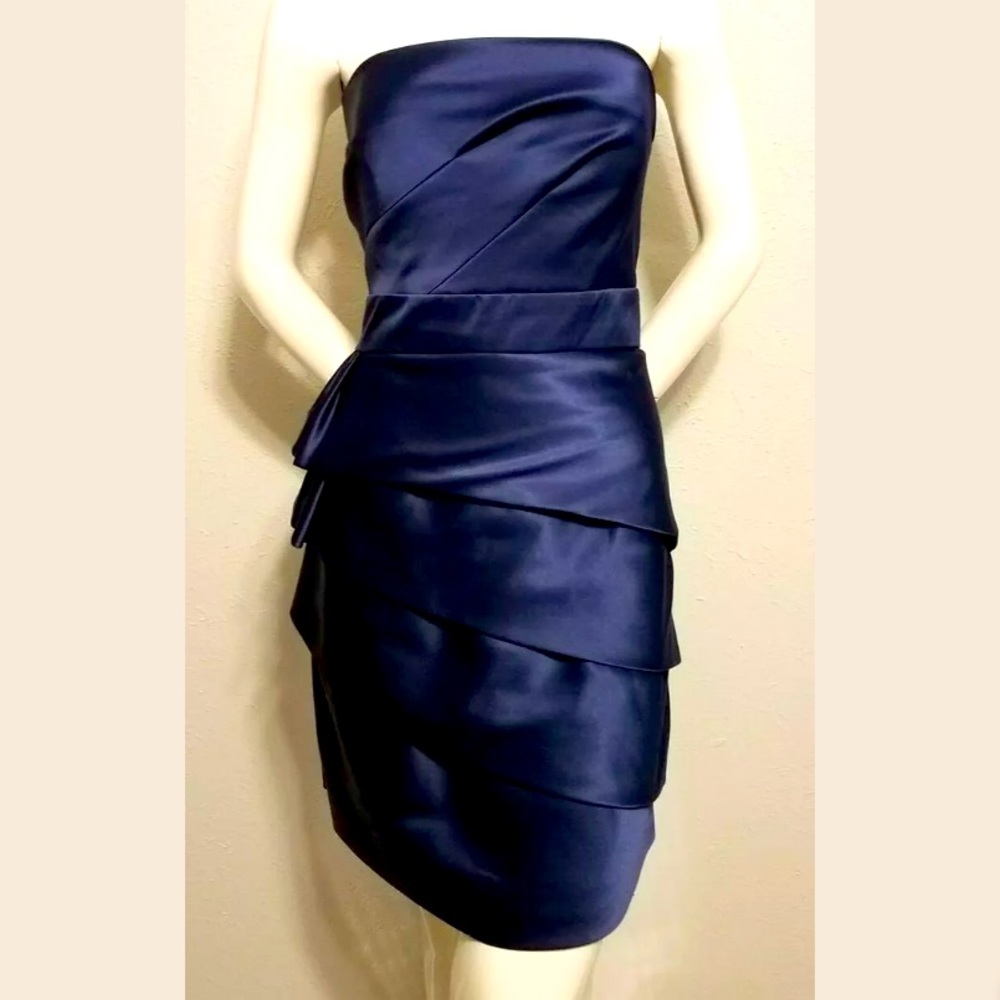 Max & Cleo Satin Mini Dress